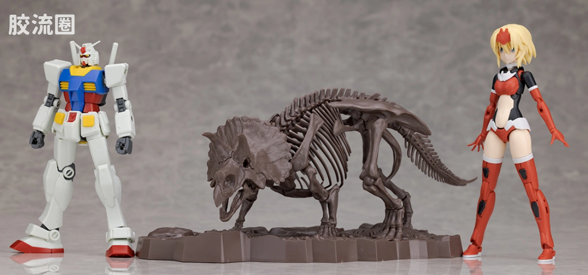 万代综合拼装模型系列 Imaginary Skeleton系列 三角龙 - 图片